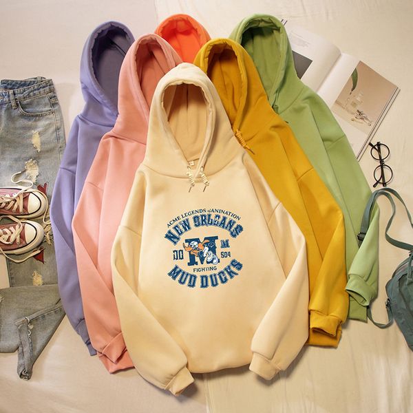 

winter casual fleece women graphics hoodies sweatshirts long sleeve pueple pullovers loose hooded female thick coat plus size, Black