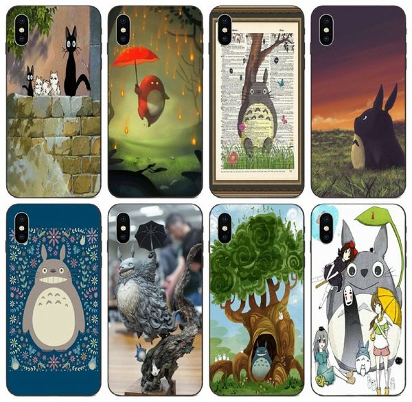 

tongtrade] тоторо мультфильм 8 чехол для iphone 11 pro max x xs xr 8s 7s 6s 5 se samsung s2 s3 s4 s5 mini honor 7c htc desire 12 plus tpu ч