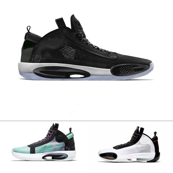 

with original box in history lightest jumpman xxxiv 34 eclipse bred blue void basketball shoes 34s zion williamson mens designer sneakers