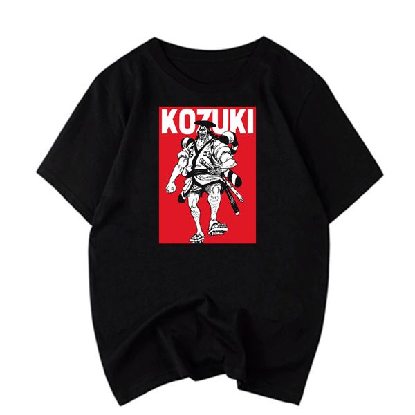 

аниме кодзуки оден забавный принт футболка harajuku лето с коротким рукавом эстетическая одежда корейский уличная мода мужчины тройники топы, White;black