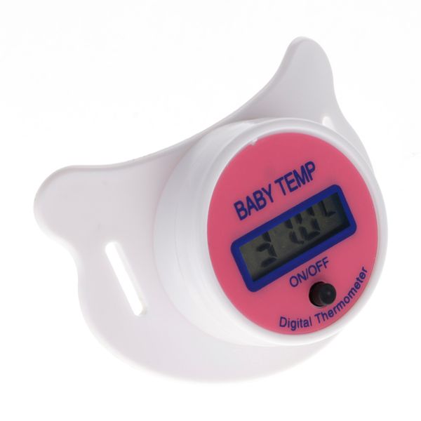 

lcd digital baby infant kid dummy pacifier thermometer temperature nipple soft