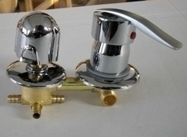 

copper shower room 2-5 ways mixing valve, cold and water switch, shower room mixer faucet