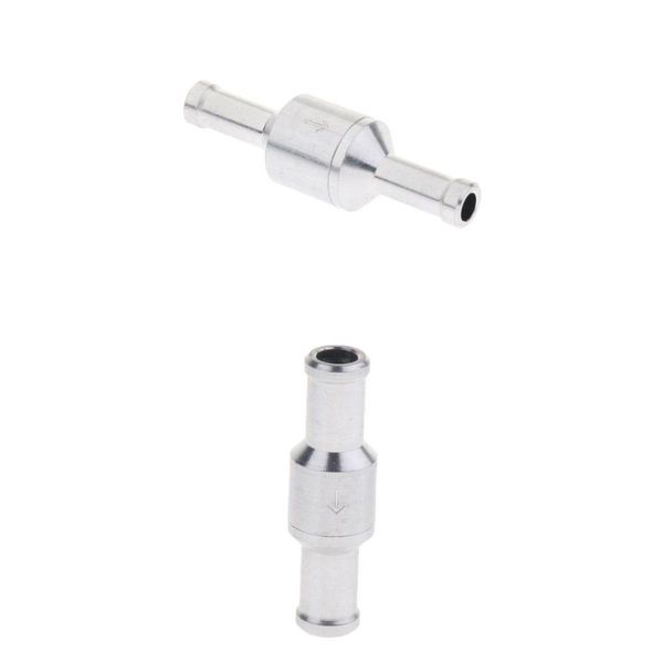 

2pcs aluminium 6mm 10mm fuel line one way non return check valve petrol oil