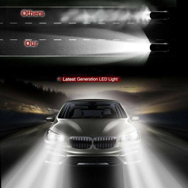 

2x h7 110w csp led headlight kit canbus error lamp 30000lm 6000k white