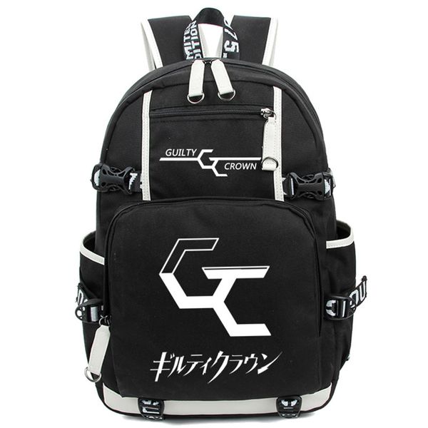 

guilty crown school backpack cosplay cartoon ouma shu boys girls school bag bookbag rucksack laptravel shoulder bags