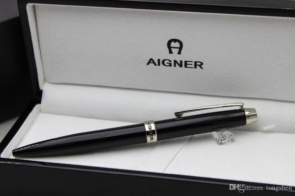 

бесплатная доставка ! ! aigner металл подарков pen silver клип black краска шариковая ручка люкс pen black wood box, Blue;orange