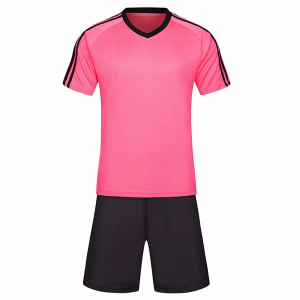 

2019 men training football sets with shorts uniforms reversible football jerseys for that home and away look kits sports b37-01, Black;red