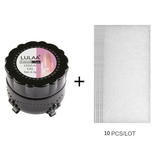 

nail art kits 15ml extension gel set 20/10pcs acrylic fiberglass for uv polish poly nails kit manicure tools