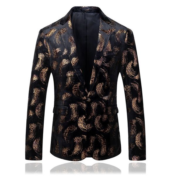 

men's suits & blazers quality dutch velvet casual suit banquet ball fashion slim single button blazer, White;black