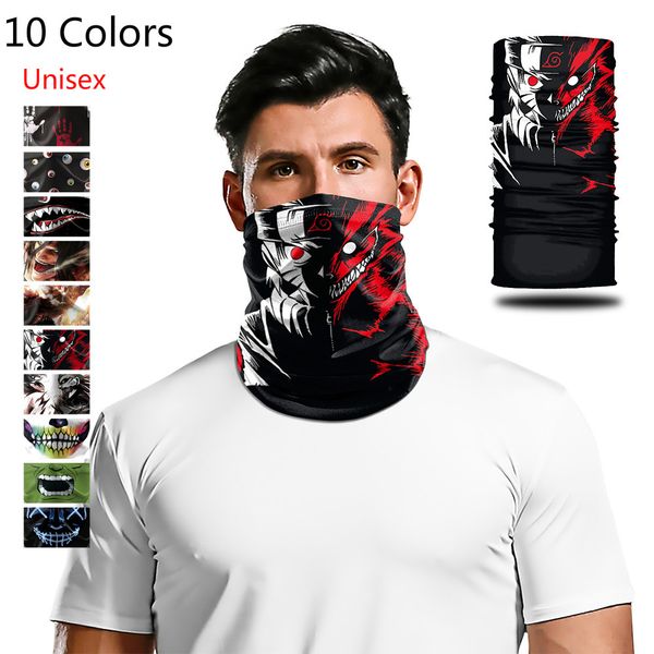 

3d мультфильм печатных велоспорт дышащая маска для лица открытый езда на велосипеде антипылевые маски ветрозащитный половина маска спорт на