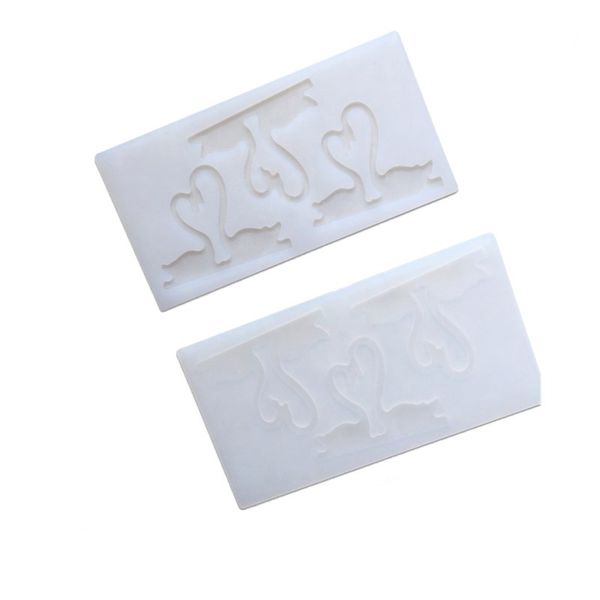 

3 holes swan silicone lace mold cake decoration mold