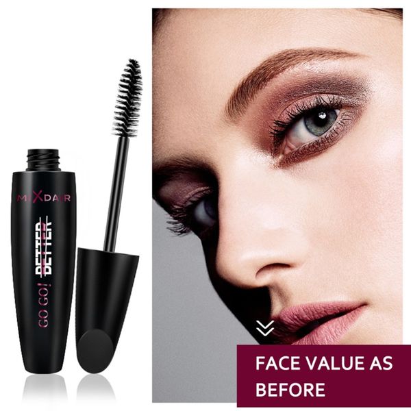 

3d silk fiber eyelash waterproof mascara curling black fiber lash mascara de cils en fibre de soie extension lengthening natural