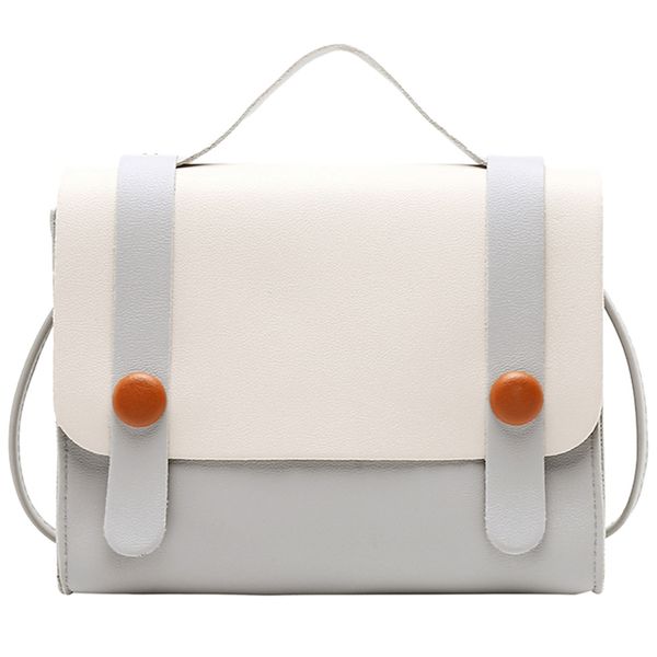 

fresh and versatile crossbody bag ladies handbag and flip shoulder bag gray