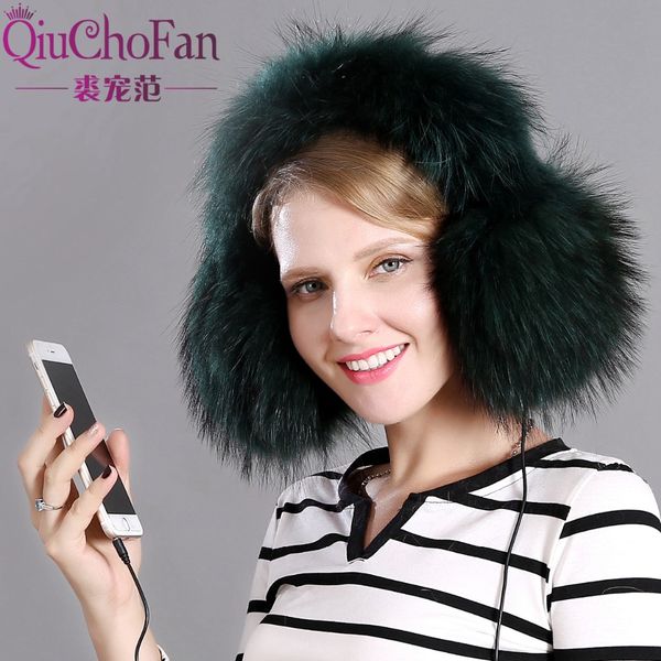 

winter womens earmuffs real fur earmuffs winter comfortable warm wear earphones ear warm ladies adjustable, Blue;gray