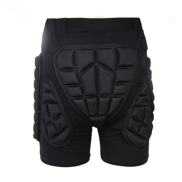 

new 1pcs black skiing skating snowboarding shorts hip protective bottom padded for ski & roller skate & snowboard hip protection