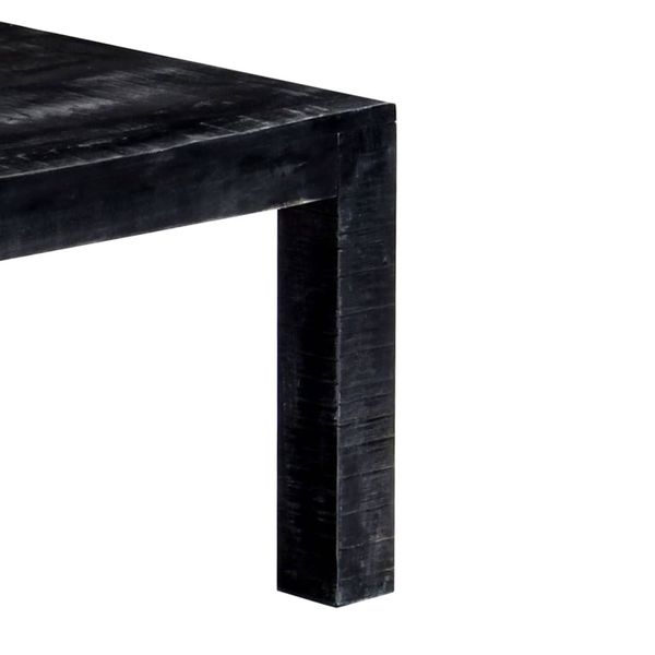 

coffee table black 110x50x35 cm solid mango wood dining room furniture