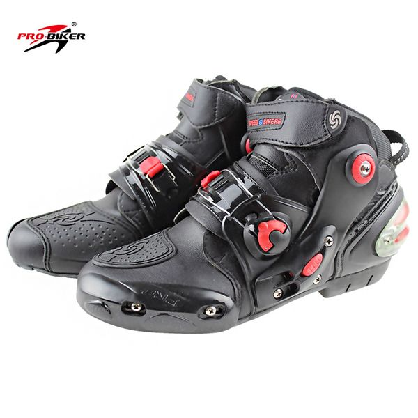 

genuine product short speed bikers 9001-racing boots/ji che xie/motorcycle boots/racing boots