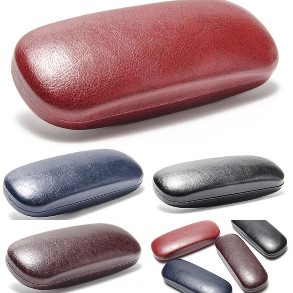 

high-end case case myopia glasses frame pvc leather myopia glasses iron box eye box