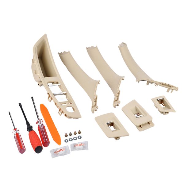 

7x door handle window lift switch button frame panel kit for bmw