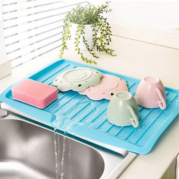 

plastic tray cutlery filter plate storage new bowl cup drainer dishes sink drain shelving rack drain board kitchen tools sink