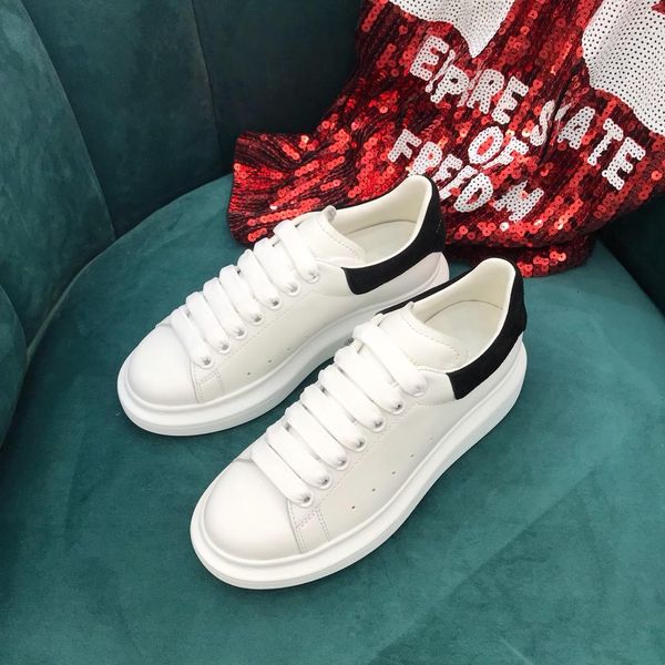 

2019 mq velvet black mens womens designer shoes beautiful platform casual sneakers designer sneake leather solid colors casual shoes