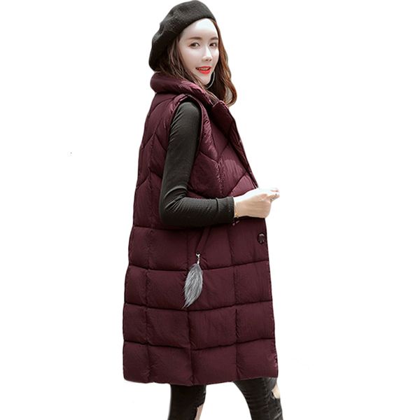 

women winter vest new women long vest mouwlless jacket crack down cat female plus size cm588, Black;white