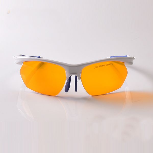 

защитные очки o. d 6+ laser для фиолетовых и синих лазеров ce со стилем 6 для лазеров 190-490nm, Black