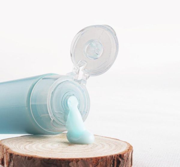 

plastic refillable portable soft tubes with filp cap-lotion makeup cream containers facial cleanser shampoo organizer sn375