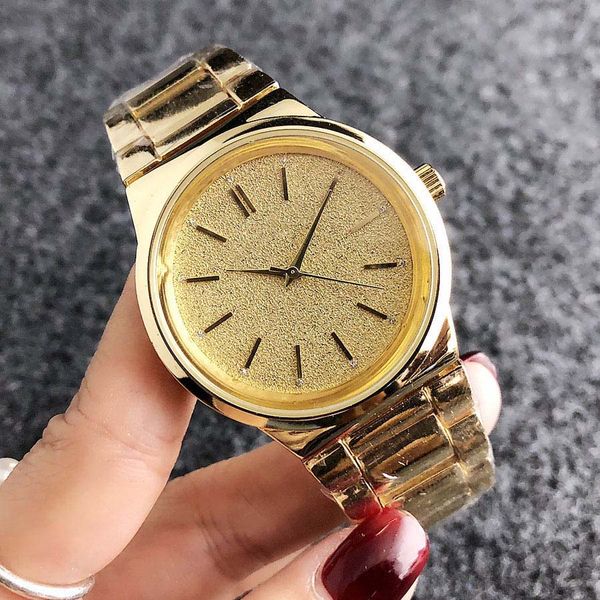 

Мода M Марка наручные часы для женщин Девушка Контрактные стиль металла стальной