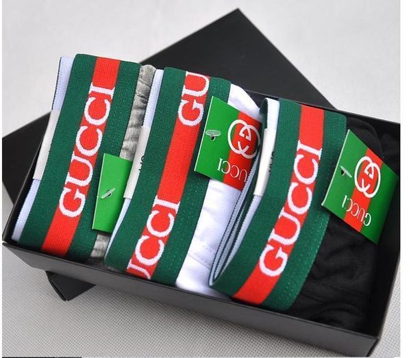 

2019 luxury men breathable underwear oft comfortable de igner men underwear boxer color random underpant