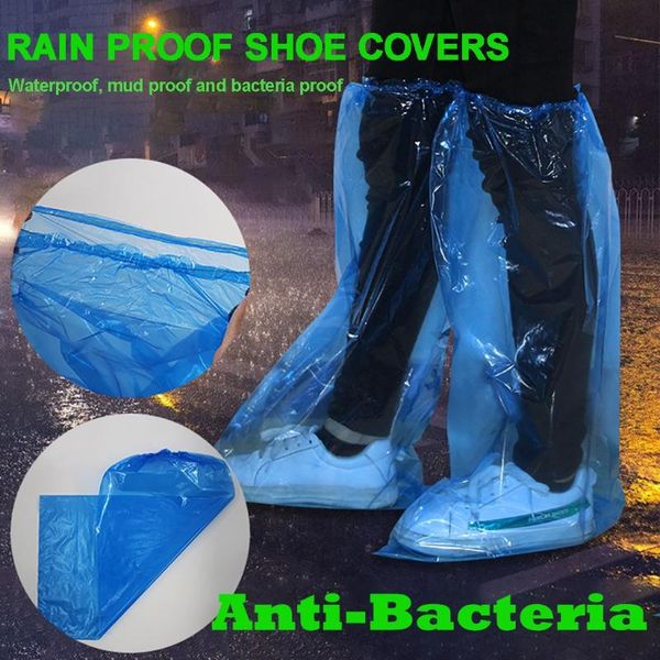 

shoe parts & accessories 20pcs disposable plastic thick outdoor waterproof rainy day carpet cleaning cover blue covers, White;pink