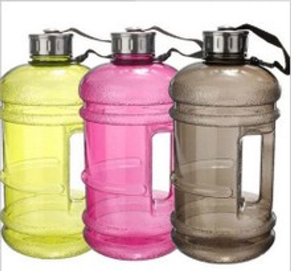 

sports bottles 1 gallon drinking water bottle reusable leak proof for outdoor camping gym bpa plastic