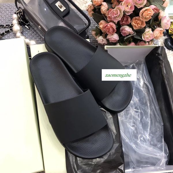 

sale off leisure indoor beach slippers white printing sweethearts slippers with box, Black