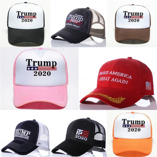 

new fashion trump 2020 hat red usa flag baseball cap men women embroidery president hats bone casual trump snapback caps #467, Blue;gray