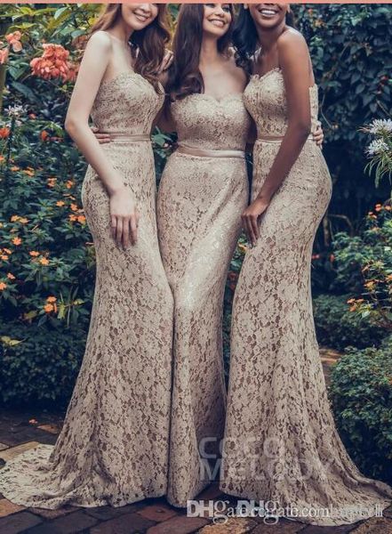

mermaid lace sweetheart camo bridesmaid dresses simple designs long african nigerian lace dress 2018 party prom dresses, White;pink