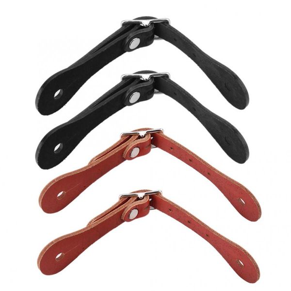 

1 pair horse riding accessories handmade genuine leather equestrian spur strap for farm animal products