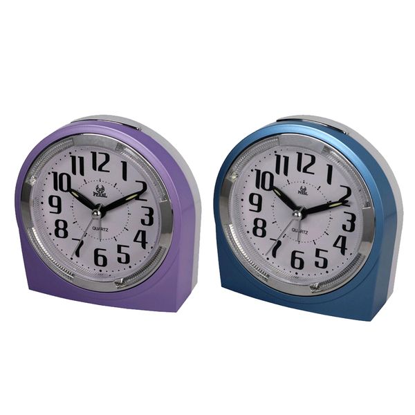 

2pcs ultra quiet quartz sweep alarm clock battery operated snooze clock
