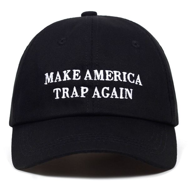 

letter make america trap again snapback cap cotton baseball cap for men women hip hop dad hat bone garros, Blue;gray
