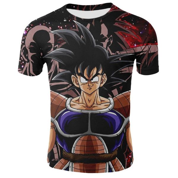 

manga dragon ball z super saiyan son goku аниме лео 3d пеа 2019 нове модне ђболки мђжин / мал White;black