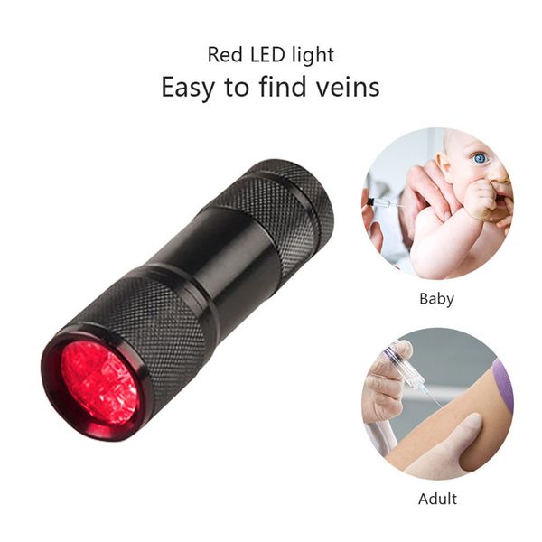 

New Arrival LED Red Light Vein Finder Handhold Adults Children Handy Vein Viewer Vein Illumination Detector On Various Skin