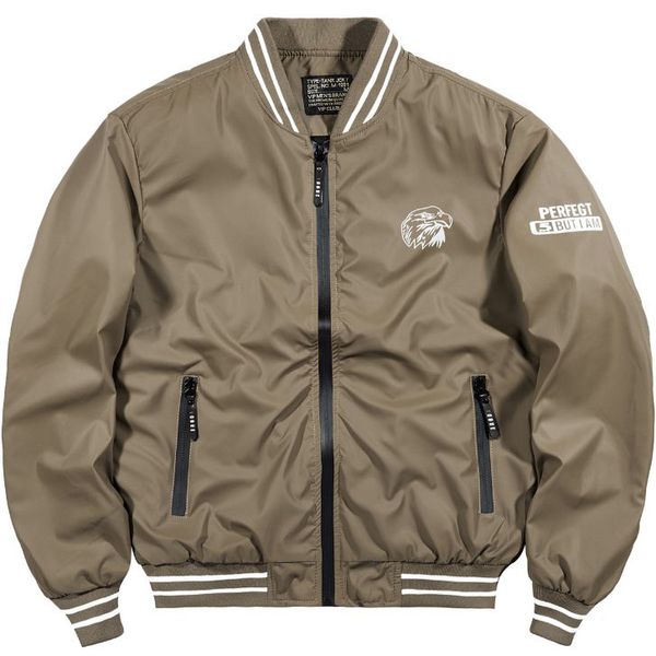 

mens designer jackets brand fashion mens solid color printing coats mens long sleeve zipper jacksets luxury jackets 2019 new, Black;brown