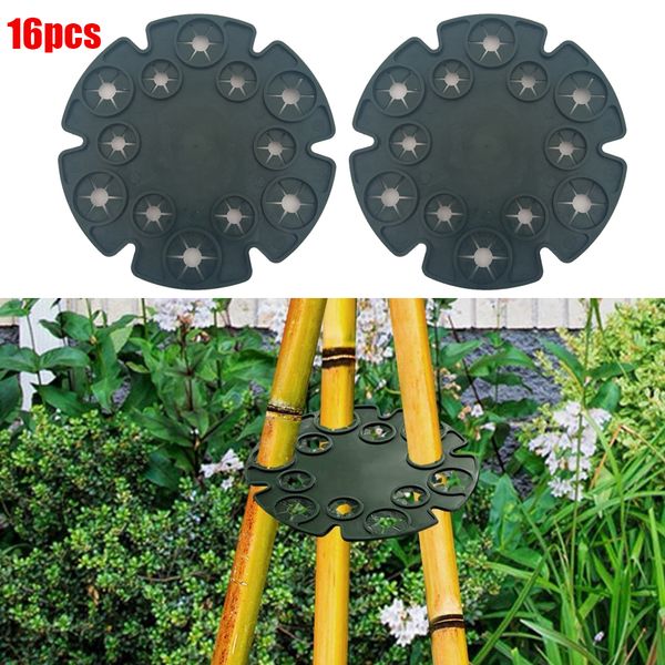 

16pcs cane holder plant cane support caps for climbing peas beans cucumbers