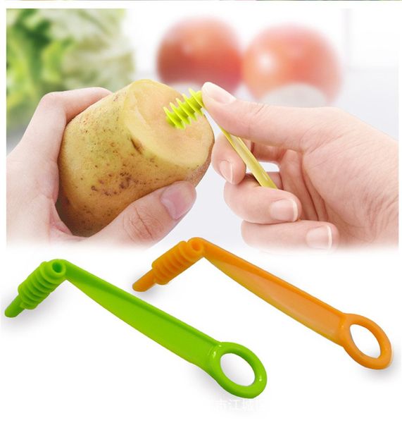 

огурцы спираль slicer мультифункций руководство screw slicer картофель морковь огурец овощи спиральный нож кухня фрукты инструменты