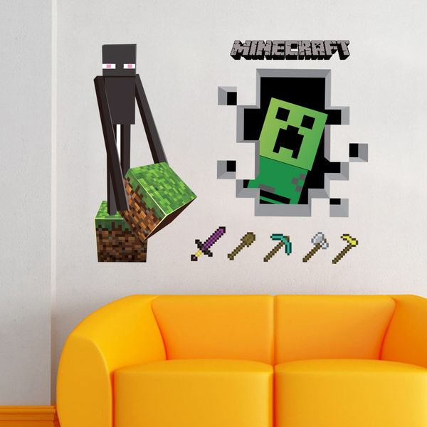 

color tools game 3d wall sticker for home decoration