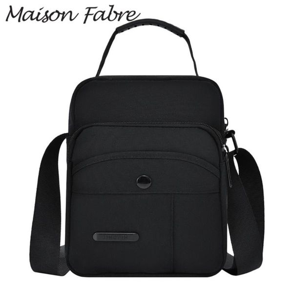

maison fabre large bag business men women canvas crossbody bag zipper shoulder strap handles designer handbags high quality