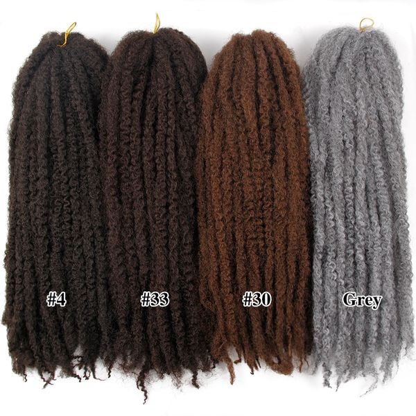 2020 Synthetic Ombre Marley Hair Braids For Women Kinky Twist