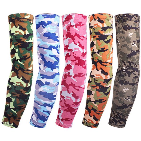 

ice fabric breathable uv protection running arm sleeves fitness basketball elbow pad sport cycling outdoor arm warmers ing