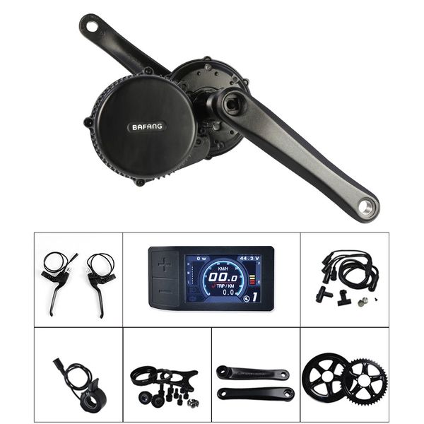 

Mid Drive Motor BBS02B 48V 750W Bafang Ebike bicycle Conversion Kit with 500C/750C/DPC18 Display E Bike 44T 46T Motor Parts