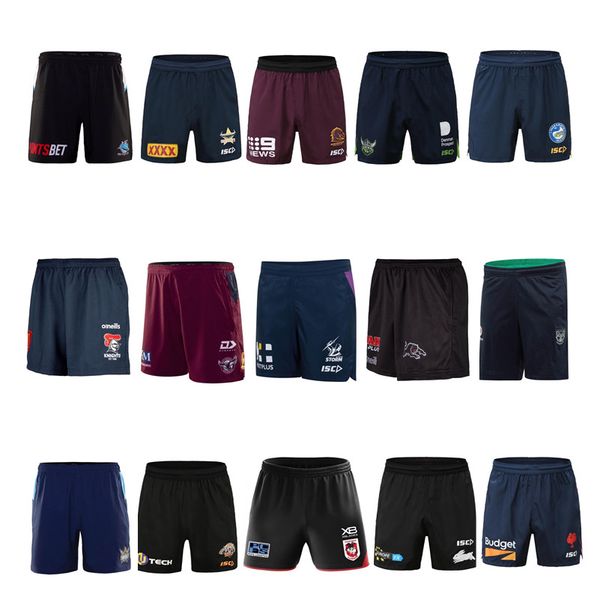 

2020 south sydney rabbitohs rugby training shorts size: s--3xl, Black