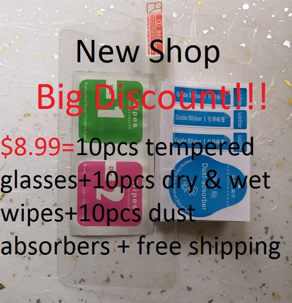 

10шт 9НО царапаться ультра ясный протектор закаленного стекла экрана для HTC A17 / A9 / A